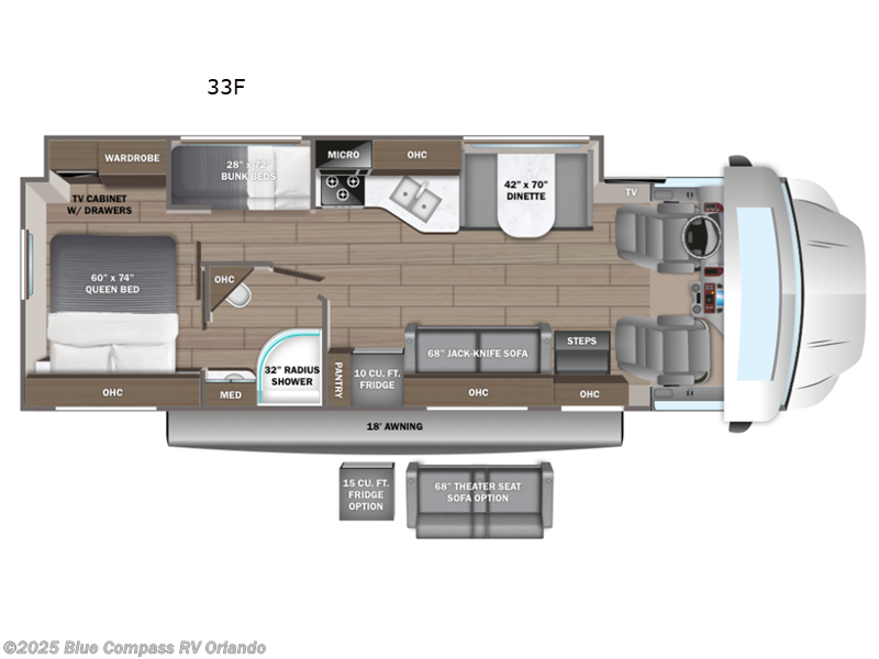 2026 Entegra Coach Esteem XL 33F - New Super C For Sale by Blue Compass RV Orlando in Casselberry, Florida features Slideout