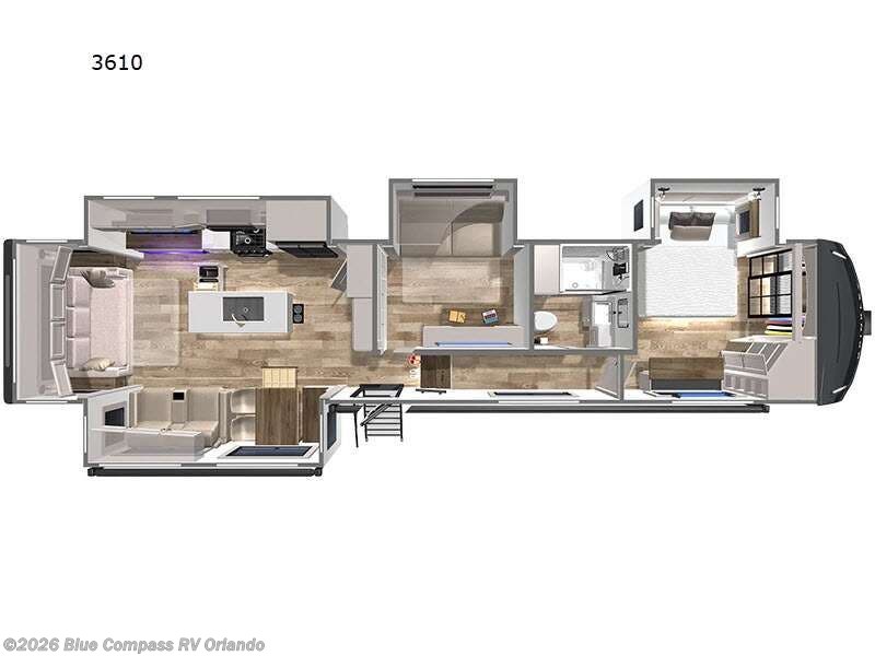 2024 Brinkley RV Model Z 3610 - Used Fifth Wheel For Sale by Blue Compass RV Orlando in Casselberry, Florida features Slideout