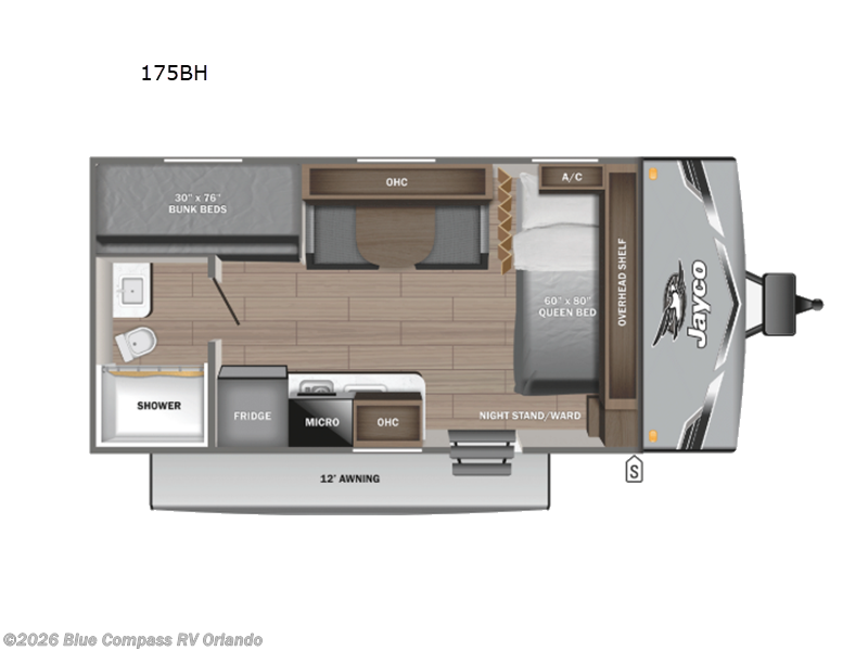 2026 Jayco Jay Flight SLX 175BH - New Travel Trailer For Sale by Blue Compass RV Orlando in Casselberry, Florida