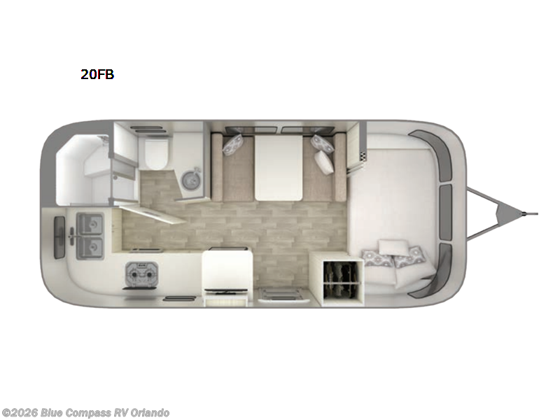2026 Airstream Bambi 20FB - New Travel Trailer For Sale by Blue Compass RV Orlando in Casselberry, Florida