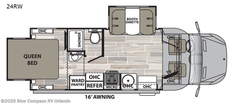 2021 Dynamax Corp isata 3 24RW - Used Class C For Sale by Blue Compass RV Orlando in Casselberry, Florida features Slideout