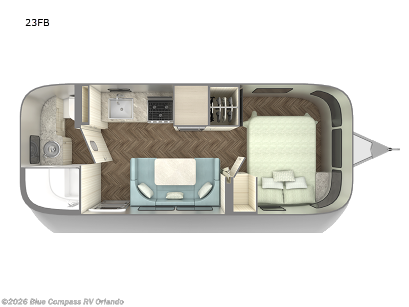 2027 Airstream International 23FB - New Travel Trailer For Sale by Blue Compass RV Orlando in Casselberry, Florida