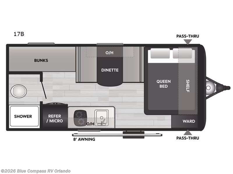 2026 Keystone Coleman 17B - Used Travel Trailer For Sale by Blue Compass RV Orlando in Casselberry, Florida