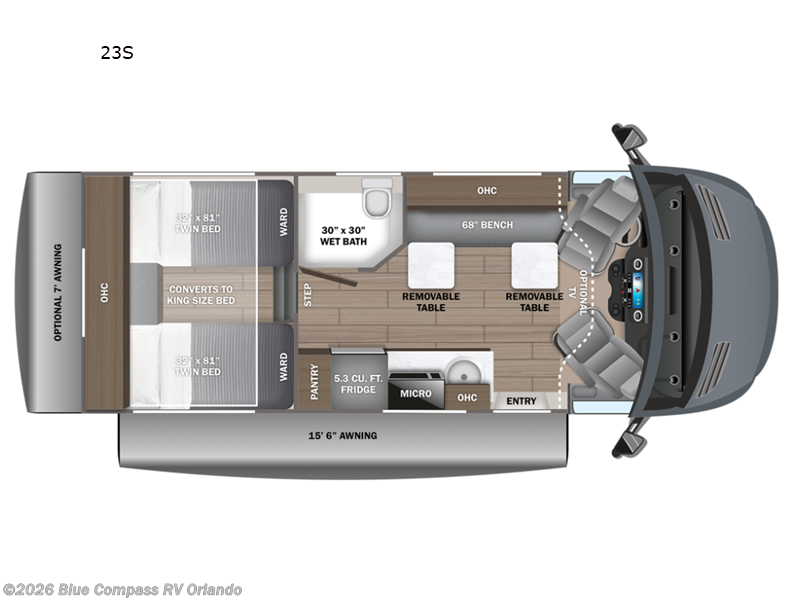 2027 Entegra Coach Condor 23S - New Class C For Sale by Blue Compass RV Orlando in Casselberry, Florida