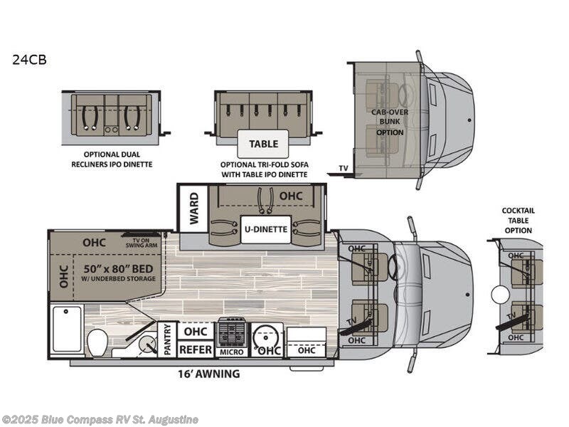 2019 Dynamax Corp isata 3 24cb Isata 3 - Used Class C For Sale by Blue Compass RV St. Augustine in St. Augustine, Florida features Slideout