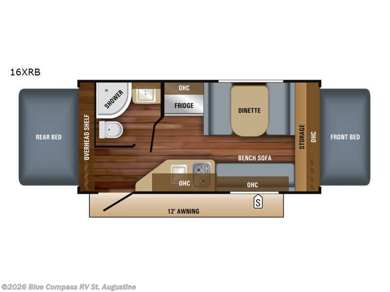 2018 Jayco Jay Feather 7 16XRB - Used Travel Trailer For Sale by Blue Compass RV St. Augustine in St. Augustine, Florida