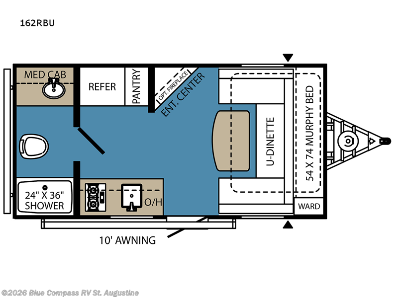 2022 Coachmen Clipper Ultra-Lite 162RBU - Used Travel Trailer For Sale by Blue Compass RV St. Augustine in St. Augustine, Florida