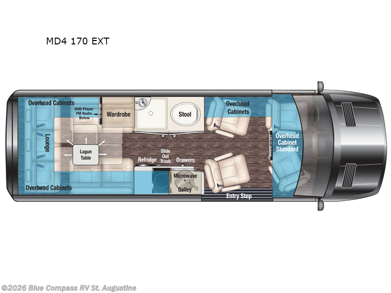 2025 Midwest Passage MD4 170 EXT - Used Class B For Sale by Blue Compass RV St. Augustine in St. Augustine, Florida