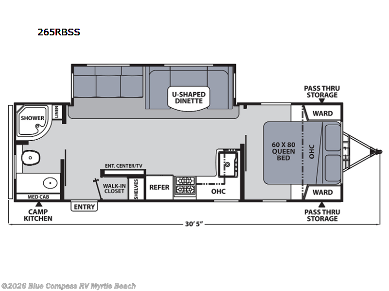 2022 Coachmen Apex Ultra-Lite 265RBSS - Used Travel Trailer For Sale by Blue Compass RV Myrtle Beach in Myrtle Beach, South Carolina features Slideout