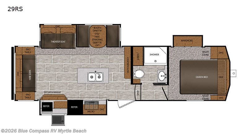 2019 Prime Time Crusader Lite 29RS - Used Fifth Wheel For Sale by Blue Compass RV Myrtle Beach in Myrtle Beach, South Carolina features Slideout