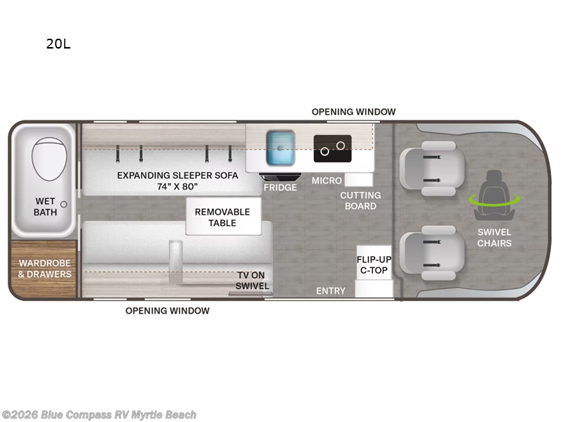 2023 Thor Motor Coach Sequence 20L - Used Class B For Sale by Blue Compass RV Myrtle Beach in Myrtle Beach, South Carolina