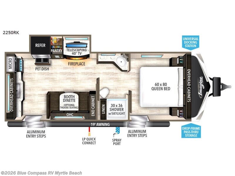 2018 Grand Design Imagine 2250RK - Used Travel Trailer For Sale by Blue Compass RV Myrtle Beach in Myrtle Beach, South Carolina features Slideout