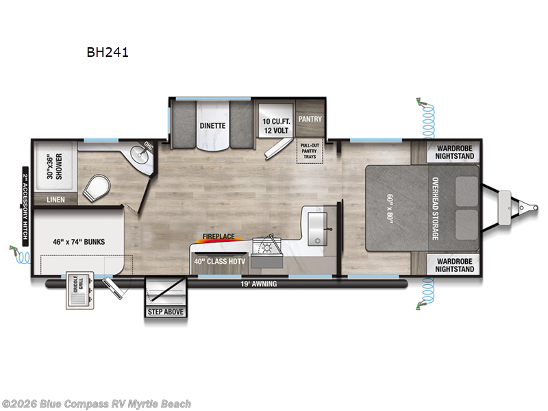 2025 Alliance RV Delta Ultra Lite BH241 - Used Travel Trailer For Sale by Blue Compass RV Myrtle Beach in Myrtle Beach, South Carolina features Slideout