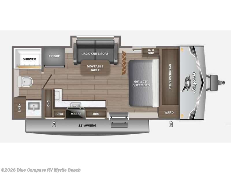 2026 Jayco Jay Flight SLX 180LK - New Travel Trailer For Sale by Blue Compass RV Myrtle Beach in Myrtle Beach, South Carolina