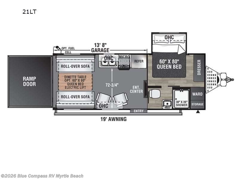 2024 Coachmen Adrenaline 21LT - Used Toy Hauler For Sale by Blue Compass RV Myrtle Beach in Myrtle Beach, South Carolina features Slideout