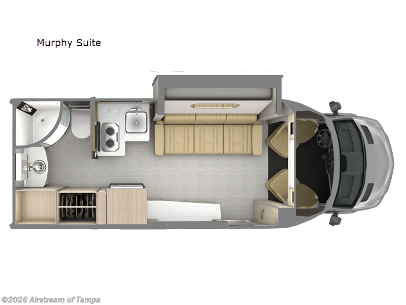2025 Airstream Atlas Murphy Suite - New Class B For Sale by Airstream of Tampa in Dover, Florida features Slideout