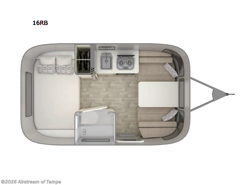 2026 Airstream Bambi 16RB - New Travel Trailer For Sale by Airstream of Tampa in Dover, Florida