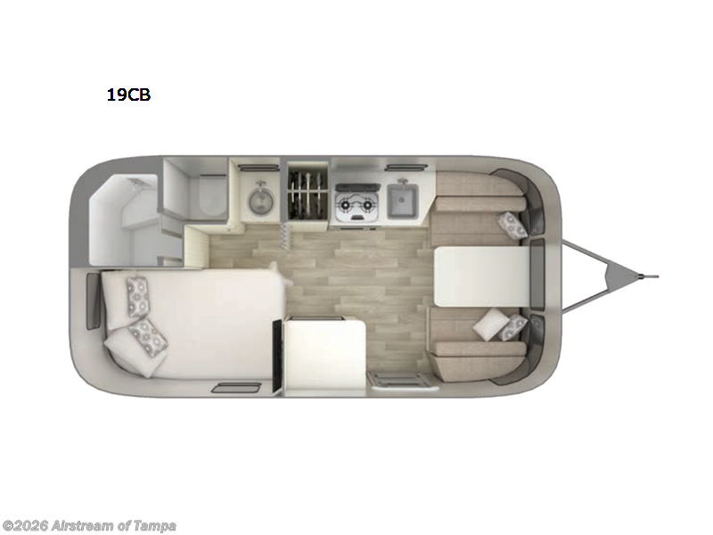 2023 Airstream Bambi 19CB - Used Travel Trailer For Sale by Airstream of Tampa in Dover, Florida