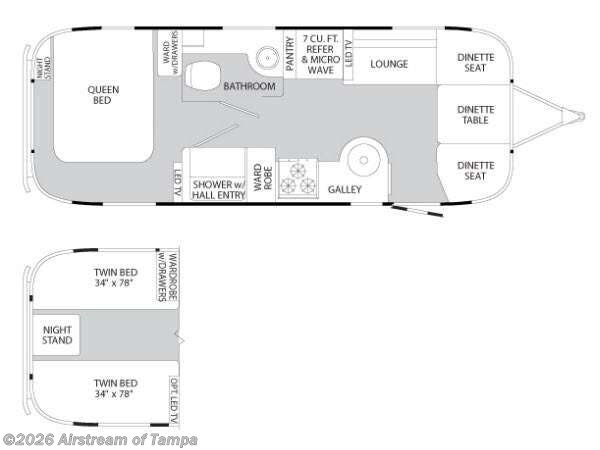 2014 Airstream Flying Cloud 25 - Used Travel Trailer For Sale by Airstream of Tampa in Dover, Florida