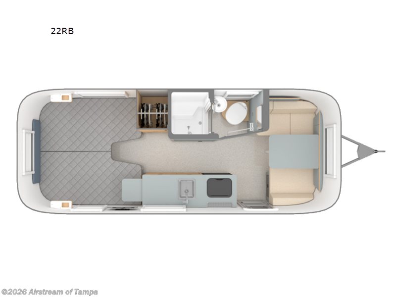 2026 Airstream Traveler World  22RB - New Travel Trailer For Sale by Airstream of Tampa in Dover, Florida