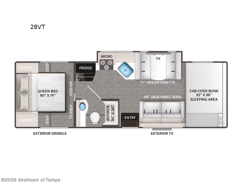 2026 Thor Motor Coach Geneva 28VT - New Class C For Sale by Airstream of Tampa in Dover, Florida features Slideout