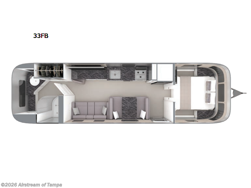 2024 Airstream Classic 33FB - Used Travel Trailer For Sale by Airstream of Tampa in Dover, Florida
