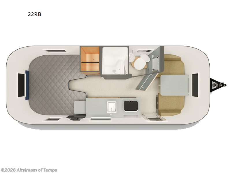 2027 Airstream World Traveler 22RB - New Travel Trailer For Sale by Airstream of Tampa in Dover, Florida