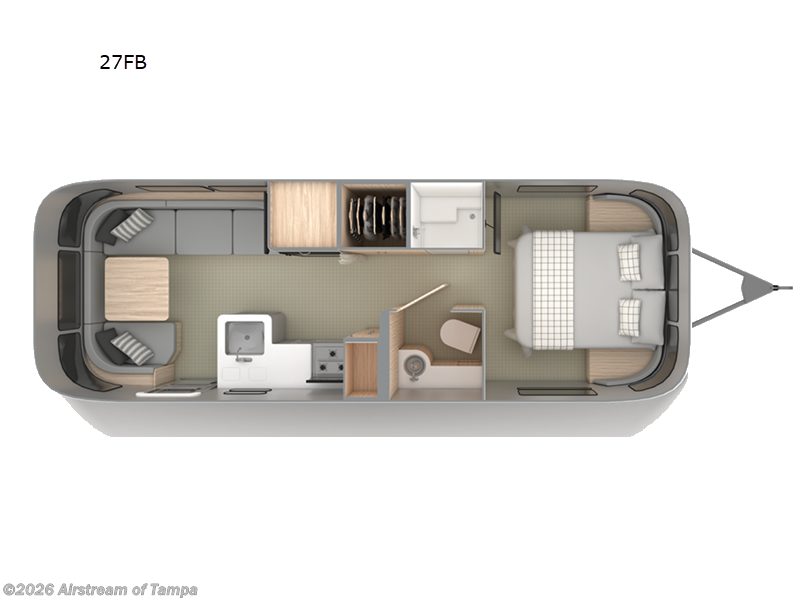 2026 Airstream Globetrotter 27FB - New Travel Trailer For Sale by Airstream of Tampa in Dover, Florida