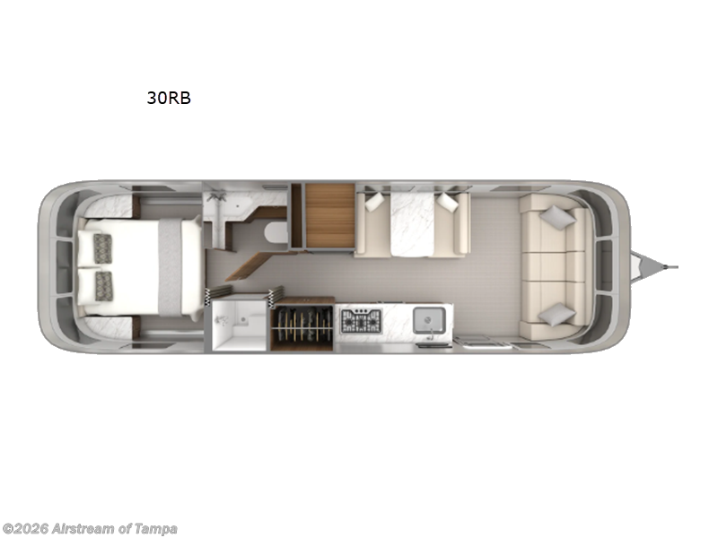2027 Airstream Classic 30RB - New Travel Trailer For Sale by Airstream of Tampa in Dover, Florida