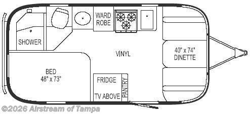 2008 Airstream Safari Bambi 19 - Used Travel Trailer For Sale by Airstream of Tampa in Dover, Florida