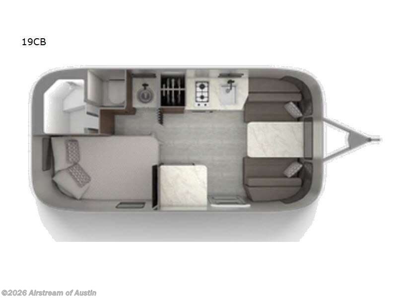 2022 Airstream Caravel 19CB - Used Travel Trailer For Sale by Airstream of Austin in Buda, Texas