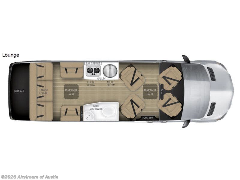 2018 Airstream Tommy Bahama Interstate Lounge - Used Class B For Sale by Airstream of Austin in Buda, Texas