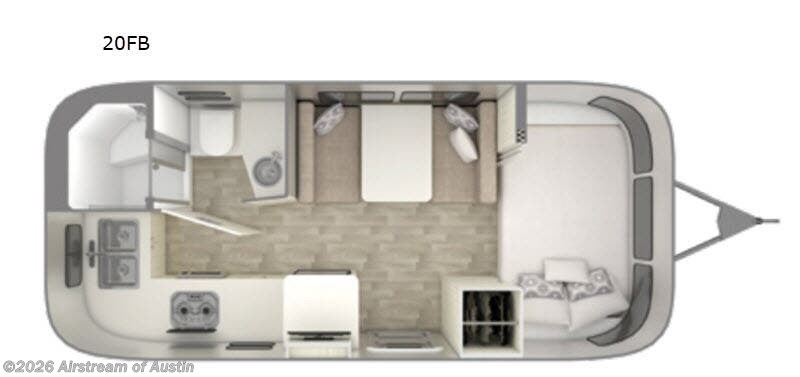 2021 Airstream Bambi 20FB - Used Travel Trailer For Sale by Airstream of Austin in Buda, Texas