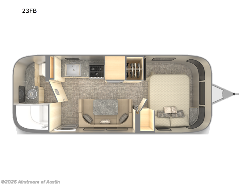 2024 Airstream Flying Cloud 23FB - Used Travel Trailer For Sale by Airstream of Austin in Buda, Texas