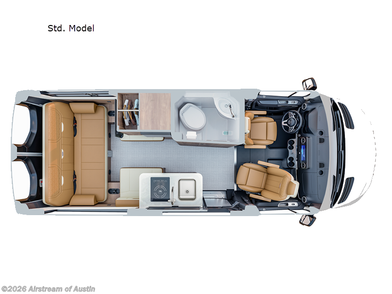 2027 Airstream Interstate 19GTX Std. Model - New Class B For Sale by Airstream of Austin in Buda, Texas