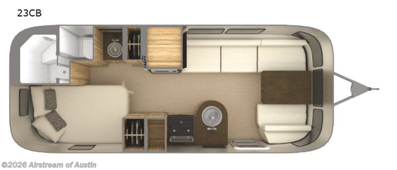2018 Airstream Flying Cloud 23CB - Used Travel Trailer For Sale by Airstream of Austin in Buda, Texas