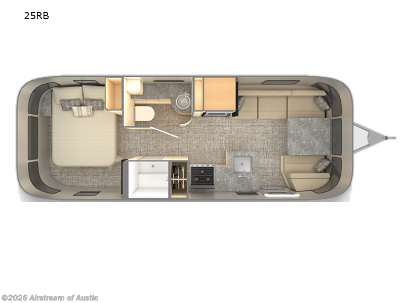 2022 Airstream Flying Cloud 25RB - Used Travel Trailer For Sale by Airstream of Austin in Buda, Texas
