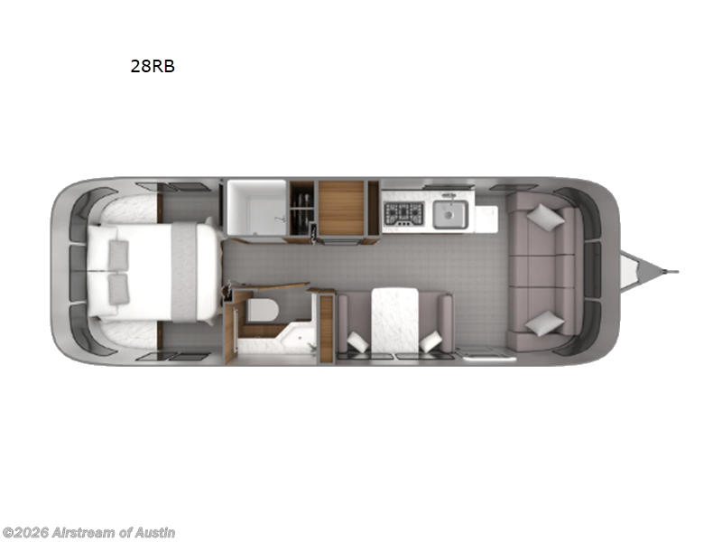 2026 Airstream Classic 28RB - Used Travel Trailer For Sale by Airstream of Austin in Buda, Texas