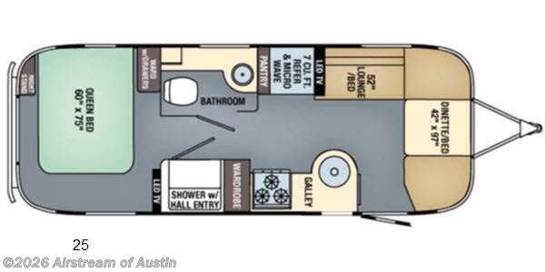 2016 Airstream International Signature 25 - Used Travel Trailer For Sale by Airstream of Austin in Buda, Texas