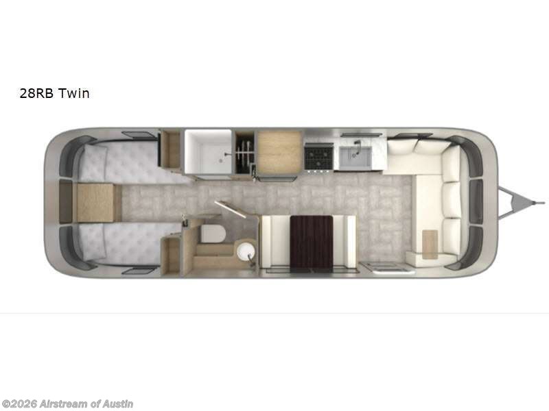 2023 Airstream Pottery Barn Special Edition 28RB Twin - Used Travel Trailer For Sale by Airstream of Austin in Buda, Texas