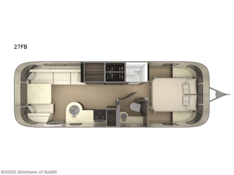 2019 Airstream International Signature 27FB - Used Travel Trailer For Sale by Airstream of Austin in Buda, Texas