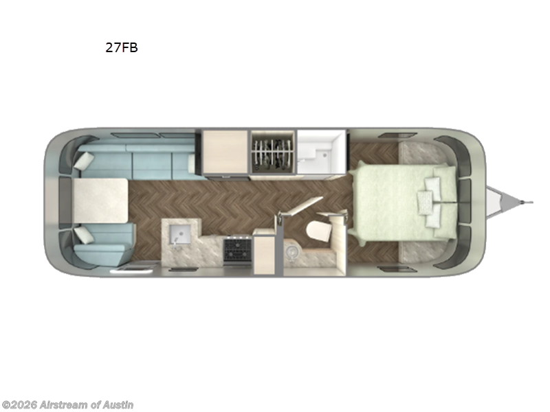 2027 Airstream International 27FB - New Travel Trailer For Sale by Airstream of Austin in Buda, Texas