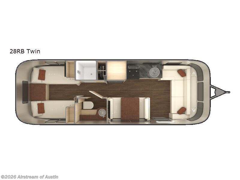 2018 Airstream International Serenity 28RB Twin - Used Travel Trailer For Sale by Airstream of Austin in Buda, Texas