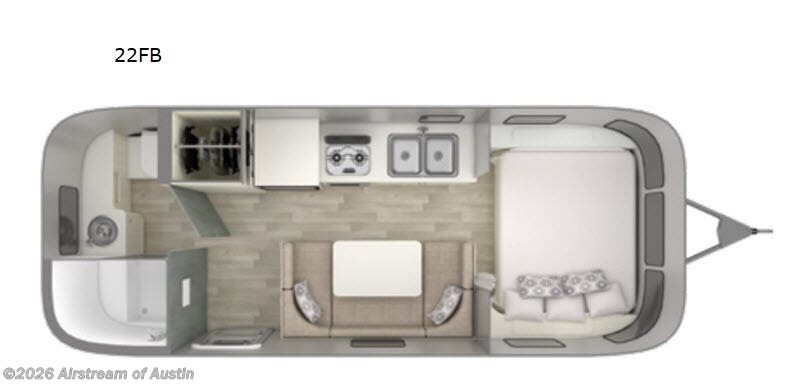 2021 Airstream Bambi 22FB - Used Travel Trailer For Sale by Airstream of Austin in Buda, Texas