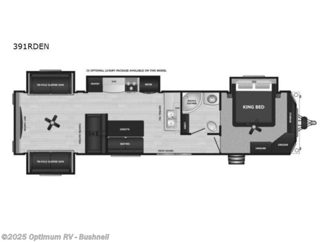 2023 Keystone Retreat 391RDEN - New Destination Trailer For Sale by Optimum RV - Bushnell in Bushnell, Florida