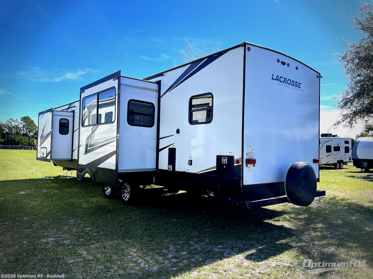 2023 Prime Time LaCrosse 3411RK - Used Travel Trailer For Sale by Optimum RV - Bushnell in Bushnell, Florida features Slideout, Awning