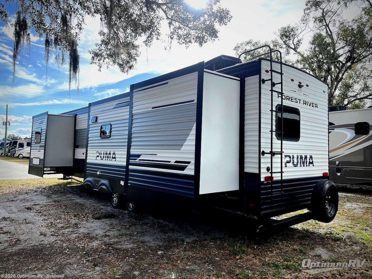 2026 Forest River Puma 340DB - New Travel Trailer For Sale by Optimum RV - Bushnell in Bushnell, Florida features Awning, Slideout