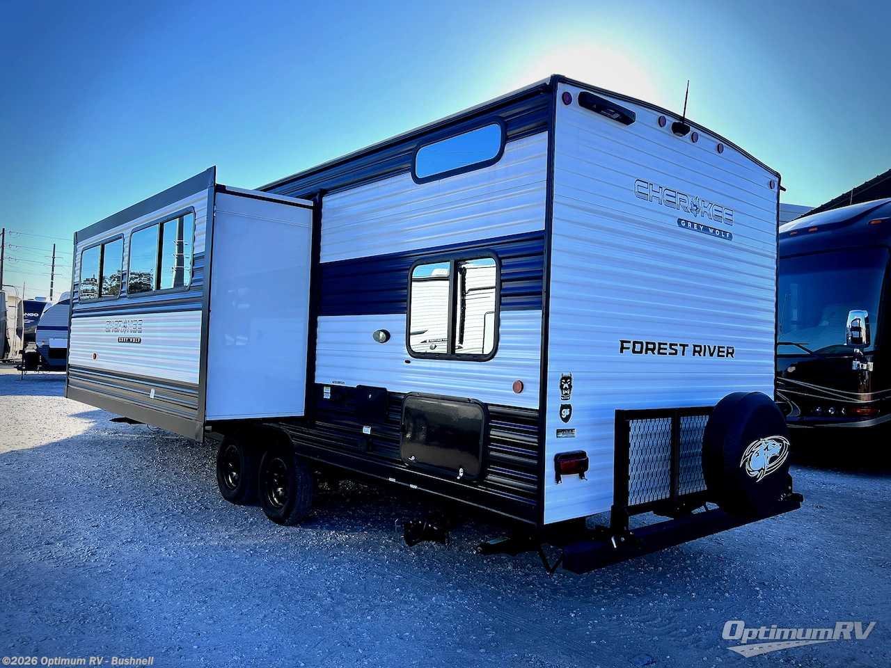 2025 Forest River Cherokee Grey Wolf 26DBH - Used Travel Trailer For Sale by Optimum RV - Bushnell in Bushnell, Florida features Awning, Slideout