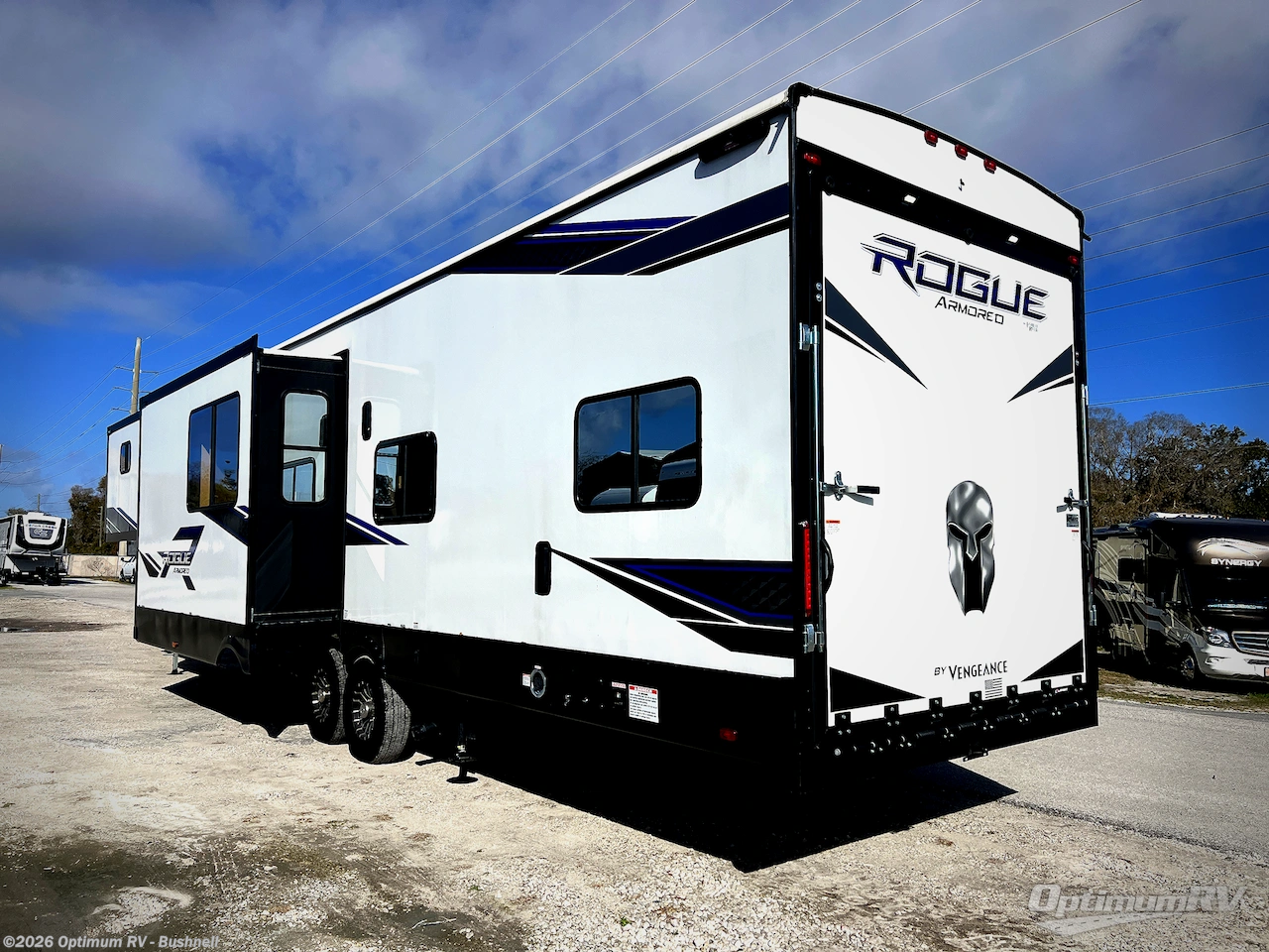 2023 Forest River Vengeance Rogue Armored VGF4007G2 - Used Fifth Wheel For Sale by Optimum RV - Bushnell in Bushnell, Florida features Slideout, Awning