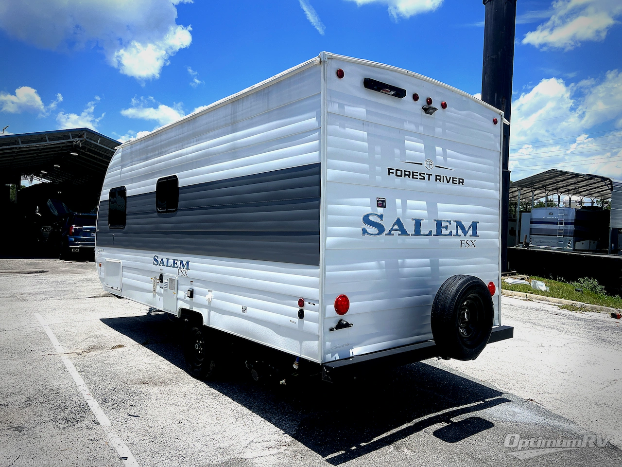 2026 Forest River Salem FSX 174DBLE - Used Travel Trailer For Sale by Optimum RV - Bushnell in Bushnell, Florida features Awning